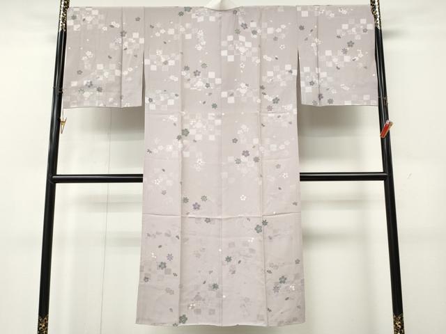 平和屋着物●長襦袢　無双仕立て　舞花文　やまと誂製　正絹　逸品　CABK8224ut