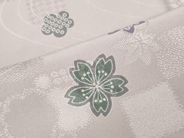 平和屋着物●長襦袢　無双仕立て　舞花文　やまと誂製　正絹　逸品　CABK8224ut