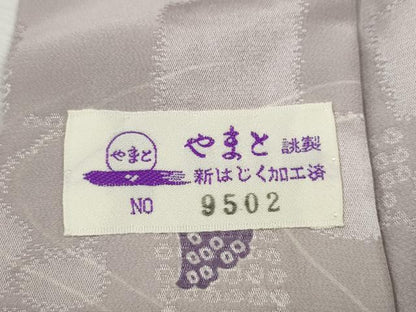平和屋着物●長襦袢　無双仕立て　舞花文　やまと誂製　正絹　逸品　CABK8224ut