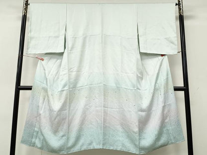 平和屋着物●長襦袢　袷　霞文　暈し染め　正絹　逸品　CABK8225ut