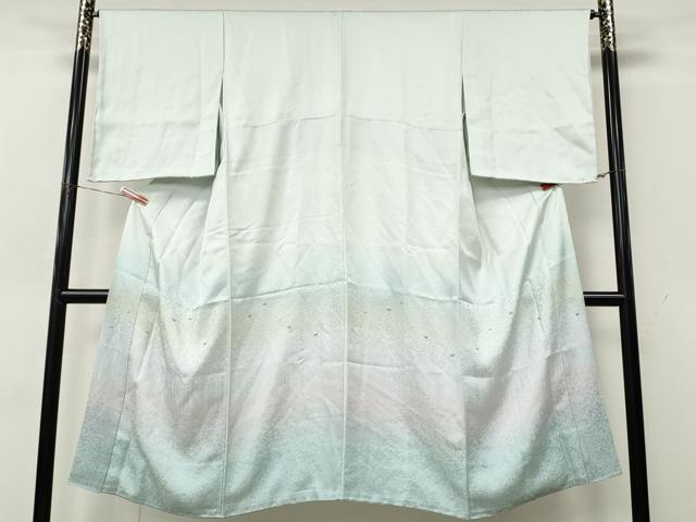 平和屋着物●長襦袢　袷　霞文　暈し染め　正絹　逸品　CABK8225ut