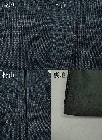 平和屋着物●男性　本場大島紬　100亀甲　総詰め　キングサイズ　正絹　逸品　CABK8236ut