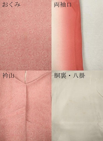 平和屋着物●重要無形文化財　人間国宝　中村勇二郎　江戸小紋　古代菊　やまと誂製　正絹　逸品　CABK8253ut