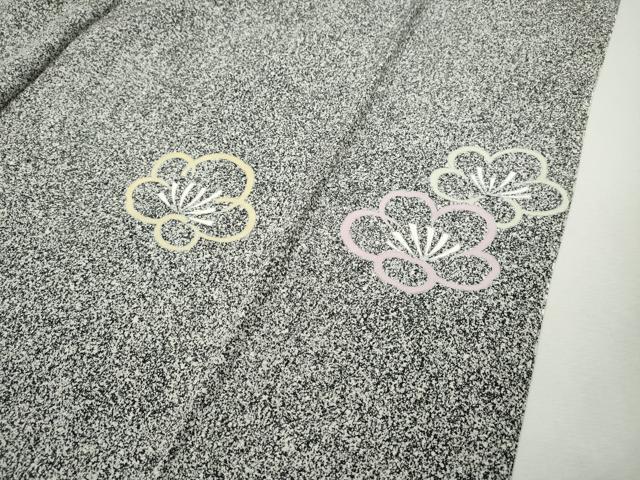 平和屋着物●訪問着　枝花文　たたき染め　金彩　正絹　逸品　CABK8254ut