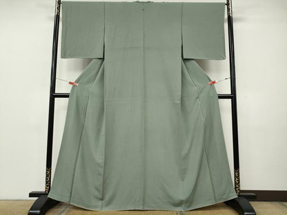 平和屋着物●江戸小紋　大小あられ　正絹　逸品　CABK8257ut