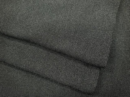 平和屋着物●江戸小紋　角通し　黒地　正絹　逸品　CABK8264ut