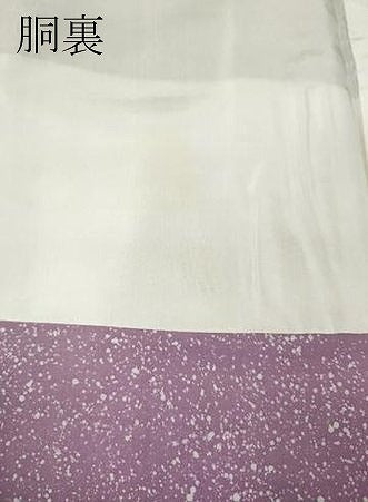 平和屋着物●訪問着　本場染大島紬　草葉シルエット　正絹　逸品　CABK8275ut