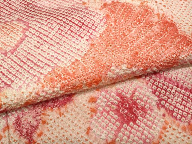 平和屋着物●豪華振袖　総絞り　松花文　正絹　逸品　CABK8292ut