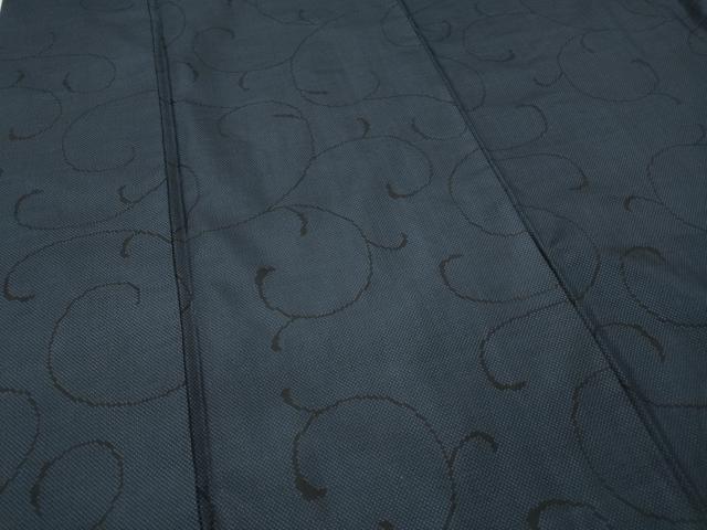 平和屋着物●本場大島紬　9マルキ　唐草文　正絹　逸品　CABK8295ut