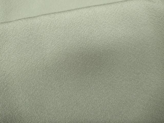 平和屋着物●上質な色無地　柳鼠色　正絹　逸品　CABK8310ut