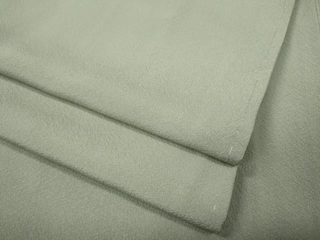 平和屋着物●上質な色無地　柳鼠色　正絹　逸品　CABK8310ut