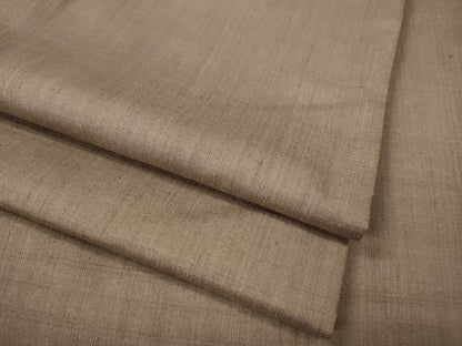 平和屋着物●結城紬　白茶色　正絹　逸品　CABK8314ut