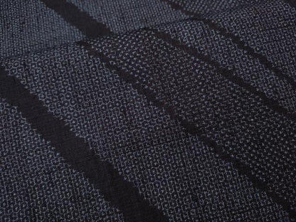 平和屋着物●結城紬　100亀甲　斜線吉祥文　正絹　逸品　CABK8335ut