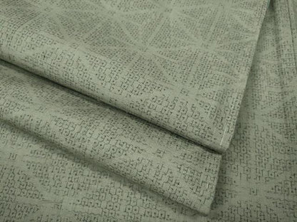 平和屋着物●結城紬　80亀甲　麻の葉文様　正絹　逸品　未使用　CABK8336ut