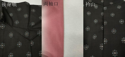 平和屋着物●本場大島紬　幾何学文様　地空き　前田紬工芸謹製　やまと誂製　証紙付き　正絹　逸品　CABK8345ut