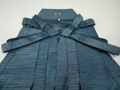 平和屋着物●男性　馬乗り袴　横段霞文　正絹　逸品　CABK8350ut