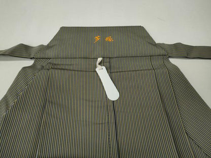平和屋着物●男性　行灯袴　縞　正絹　逸品　CABK8351ut