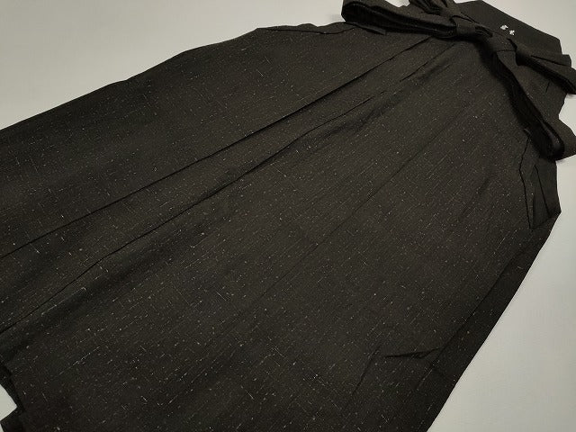 平和屋着物●男性　行灯袴　紬地　霞文　正絹　逸品　CABK8353ut