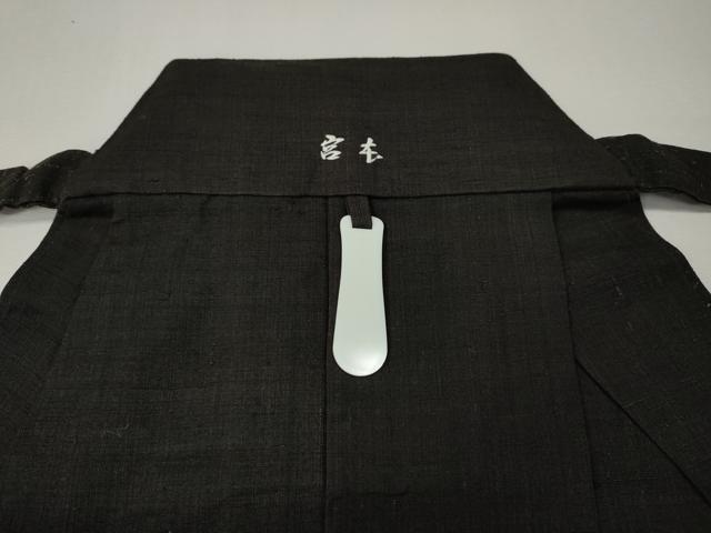 平和屋着物●男性　行灯袴　紬地　霞文　正絹　逸品　CABK8353ut