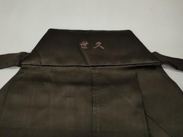 平和屋着物●男性　馬乗り袴　縞　正絹　逸品　CABK8354ut