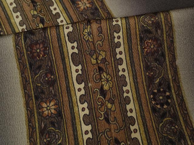 平和屋着物●訪問着　吉祥花間道　暈し染め　正絹　逸品　CABK8356ut