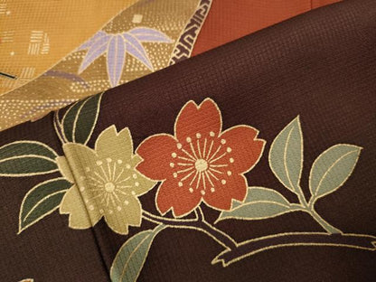 平和屋着物●豪華振袖　駒刺繍　舞花文　金彩　まるやま扱い　正絹　逸品　CABK8362ut