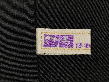 平和屋着物●豪華黒留袖　駒刺繍　吉祥鼓　暈し染め　金銀彩　さが美扱い　正絹　逸品　CABK8366ut
