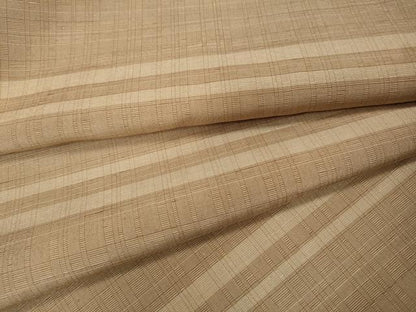 平和屋着物●上質な紬　横段文　正絹　逸品　CABK8372ut