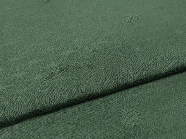 平和屋着物●上質な色無地　雪芝花地紋　薄青色　正絹　逸品　CABK8376ut