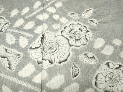 平和屋着物●訪問着　辻が花　絞り　正絹　逸品　CABK8386ut