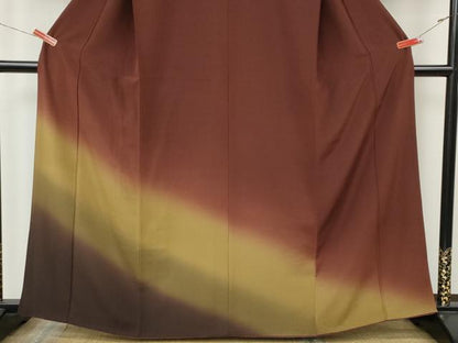 平和屋着物●訪問着　霞文　暈し染め　正絹　逸品　CABK8387ut