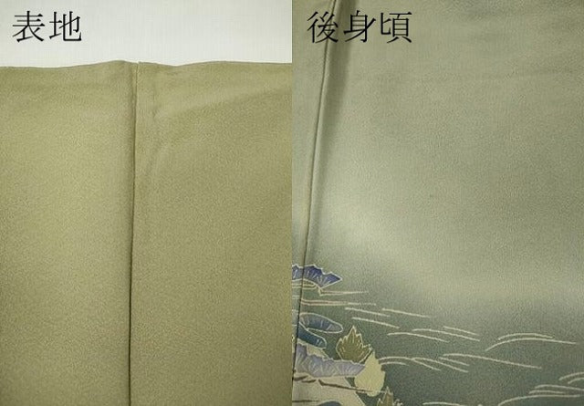 平和屋着物●本加賀友禅作家　白坂幸蔵　色留袖　桜島磯庭園　暈し染め　正絹　逸品　CABK8394ut