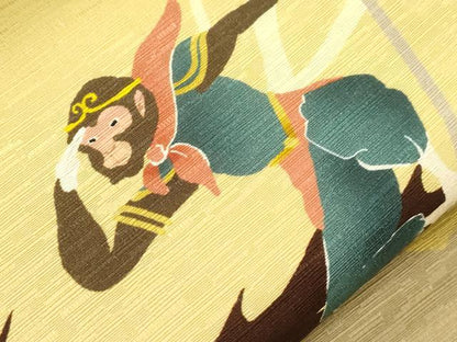 平和屋着物●全通柄　京袋帯　WAKKA　ワッカ　西遊記　さが美扱い　正絹　逸品　CABK8461dy