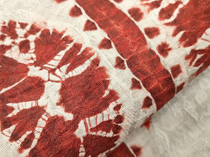 平和屋着物●六通柄袋帯　絞り　菱文　正絹　逸品　CABK8465dy