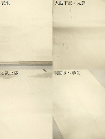 平和屋着物●太鼓柄袋帯　すくい織　花鳥文　正絹　逸品　CABK8496dy