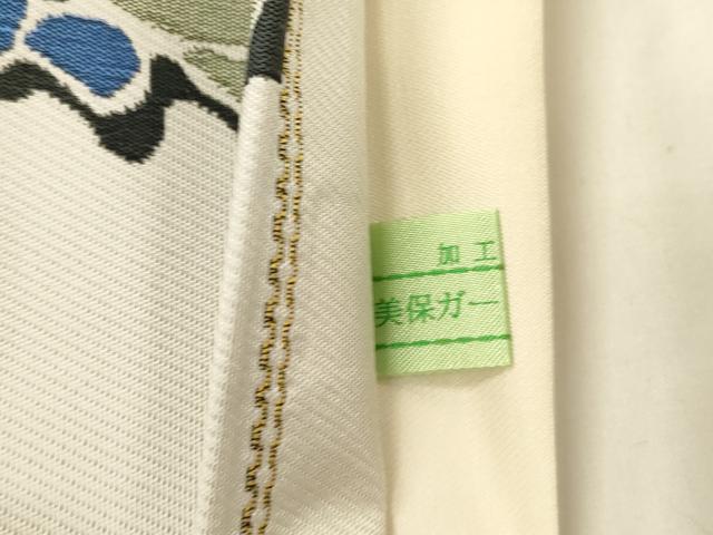 平和屋着物●六通柄袋帯　枝垂れ花文　正絹　逸品　CABK8503dy