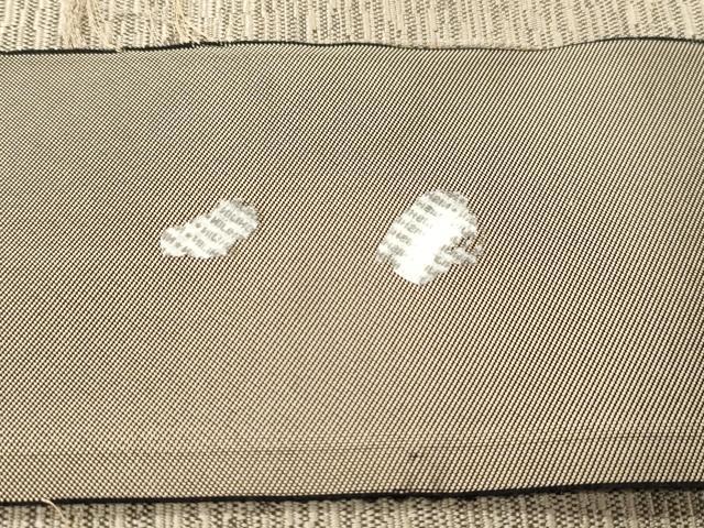平和屋着物●西陣　太鼓柄袋帯　遊心　したきりすずめ　反端付き　正絹　逸品　CABK8513dy