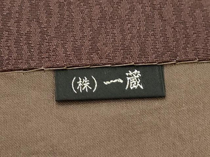 平和屋着物●九寸開き名古屋帯　雪輪文　正絹　逸品　CABK8530dy