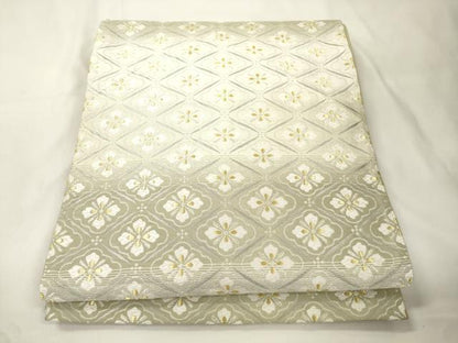 平和屋着物●六通柄袋帯　紹巴織　彩かすみ　金銀糸　正絹　逸品　CABK8559dy