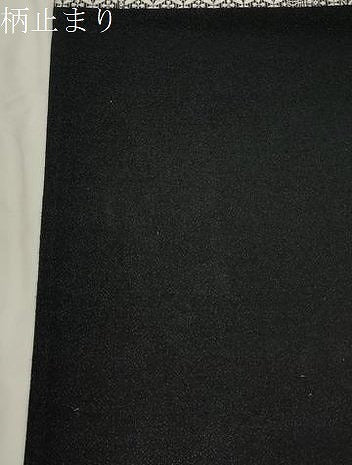 平和屋着物●六通柄袋帯　幾何学花文　黒地　正絹　逸品　CABK8566dy