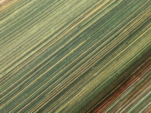 平和屋着物▽全通柄袋帯　スリーシーズン　春夏秋　横段文　金銀糸　正絹　逸品　CABK8592dy