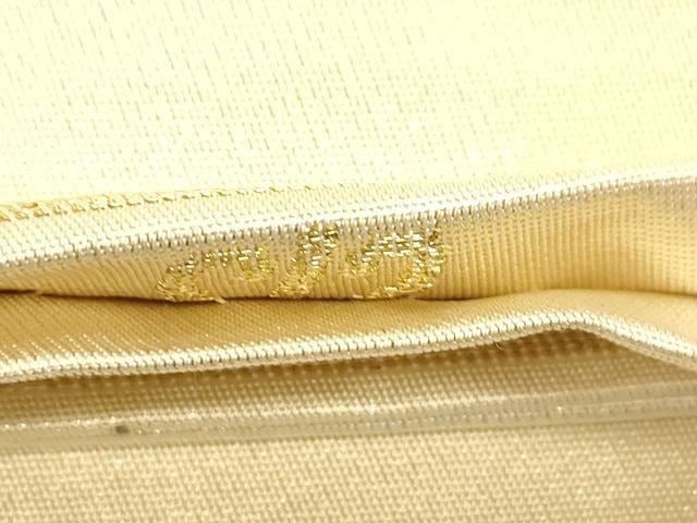 平和屋着物●西陣　川島織物　丸帯　破れ色紙重ね文　金糸　正絹　逸品　CABK8599dy