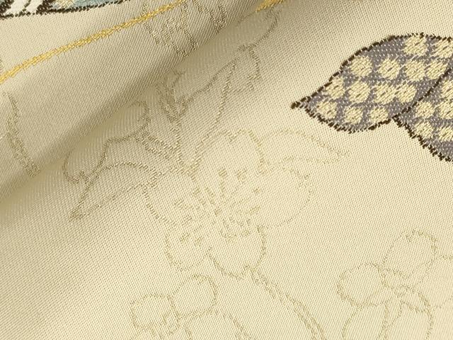 平和屋着物●西洞院辻が花　大脇一心　六通柄袋帯　舞蝶文　金糸　正絹　逸品　CABK8617dy