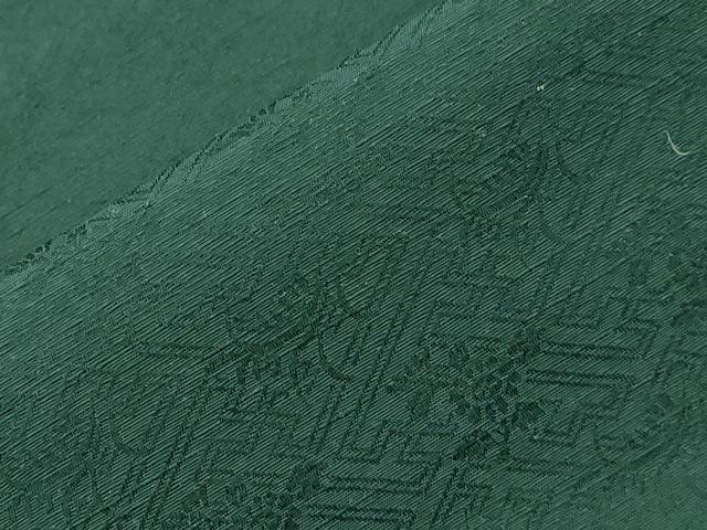 平和屋着物●全通柄九寸名古屋帯　草花文　天鵞絨色　正絹　逸品　CABK8643dy