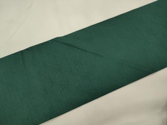 平和屋着物●全通柄九寸名古屋帯　草花文　天鵞絨色　正絹　逸品　CABK8643dy