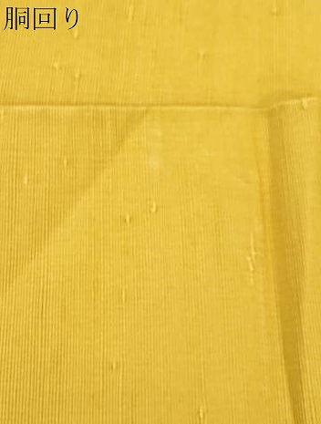 平和屋着物●八寸名古屋帯　紬地　黄金色　名古屋仕立て　正絹　逸品　CABK8644dy