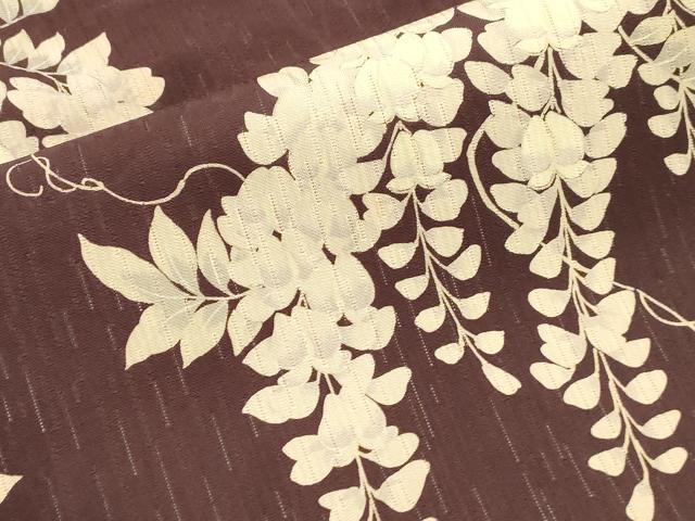 平和屋着物＊夏物　全通柄九寸名古屋帯　枝垂れ花文　正絹　逸品　CABK8646dy