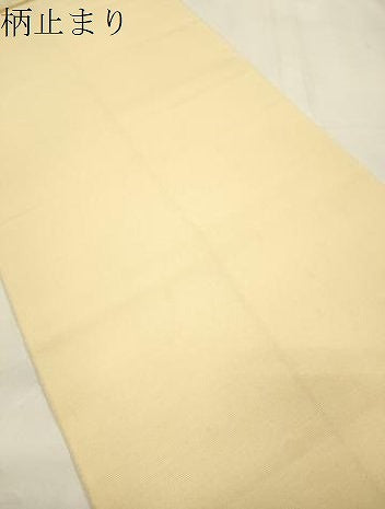 平和屋着物●六通柄袋帯　花織　幾何学文　正絹　逸品　CABK8694dy
