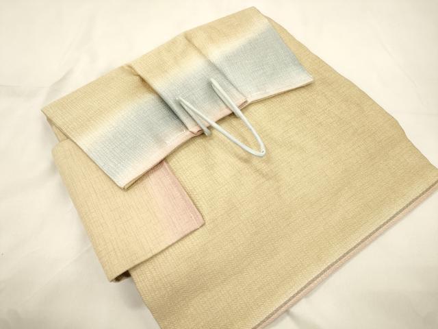平和屋着物●つけ帯　霞文　正絹　逸品　CABK8713dy