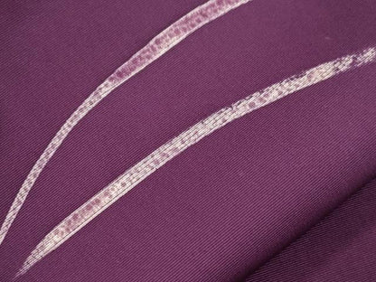 平和屋着物●塩瀬　九寸名古屋帯　ろうけつ染め　草花文　正絹　逸品　CABK8720dy